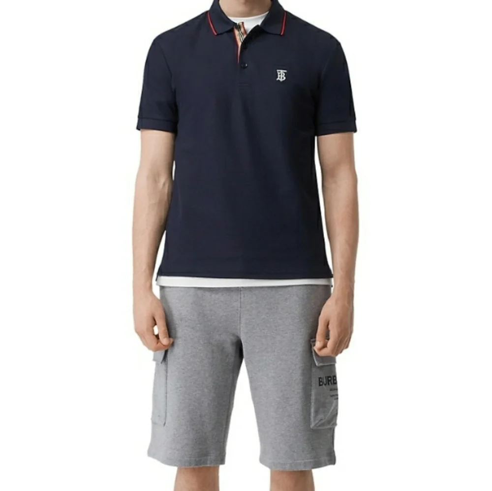 BurberryWalton Icon Striped Collar Polo - Picture 6 of 9